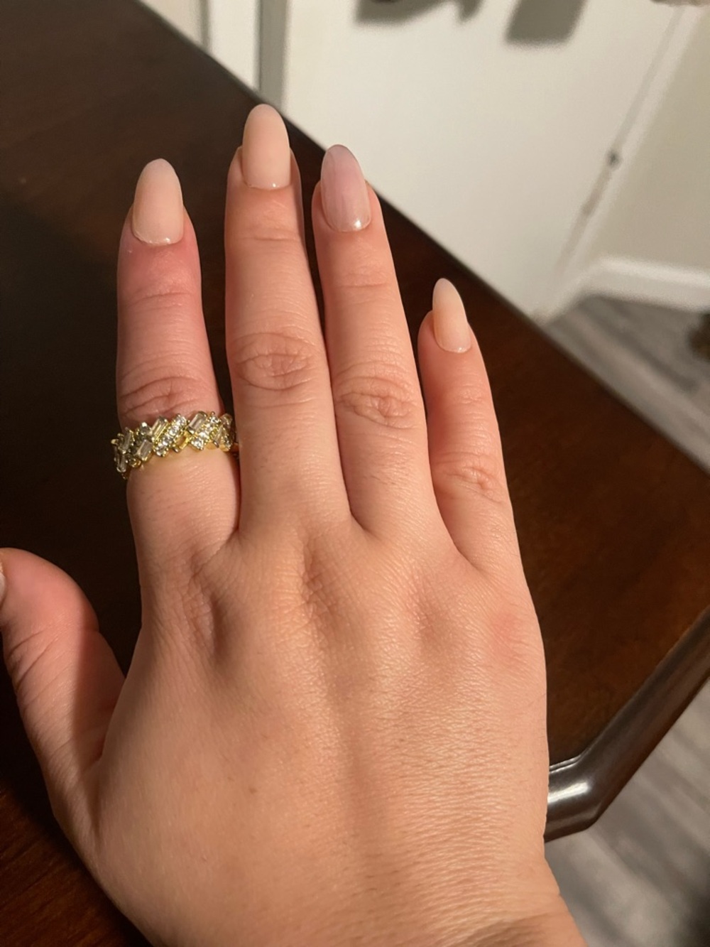 Elegant Gold & Crystal Braided Ring - Women's Fashion Jewelry